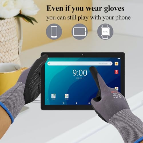 Gasoline Safety Work Gloves, Nitrile Coated-12 Pairs, Dot Grip