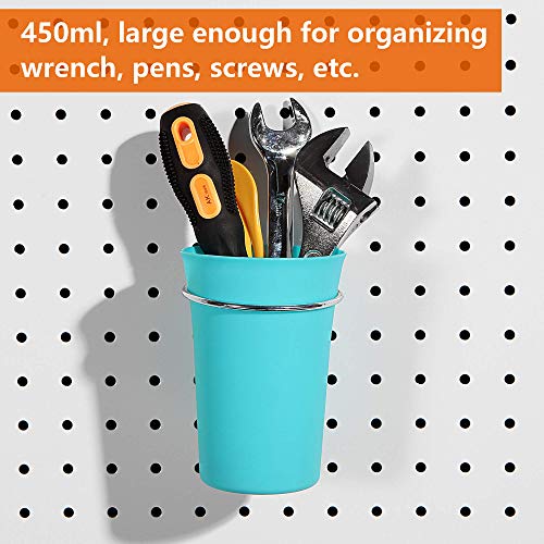 MENEONE Pegboard Hooks, Peg Board Bins, Peg Locks, for Organizing Various Tools, 255 Pieces