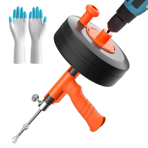 Heavy Duty Flexi Drain Auger with Drill Adapter