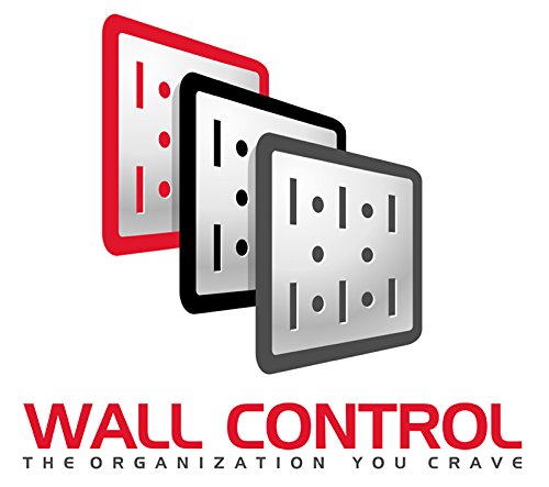 Wall Control Pegboard 16in x 32in Horizontal White Metal Pegboard Tool Board Panel