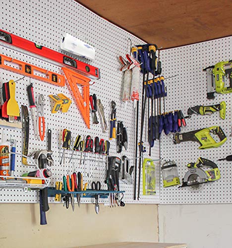 1 Pack Sturdy Steel Pegboard Paper Towel Holder | Hook to anywhere standard pegboard | Pegboard Accessory-Hook to Workshop,Garage,Kitchen,Laundry Room,Bathroom etc.
