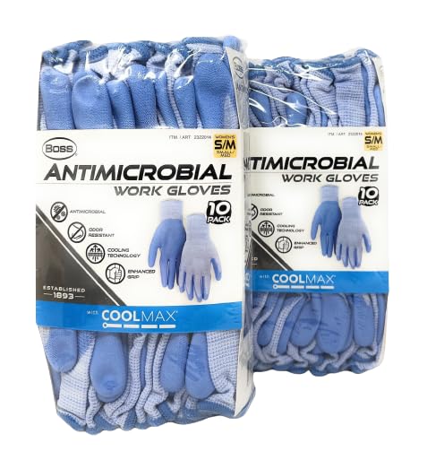 2 Pack Boss Women's Cooling Grip Work Gloves