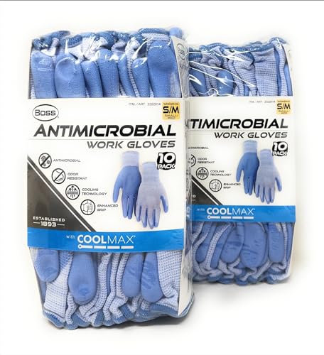 2 Pack Boss Women's Cooling Grip Work Gloves