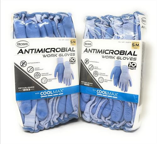 2 Pack Boss Women's Cooling Grip Work Gloves