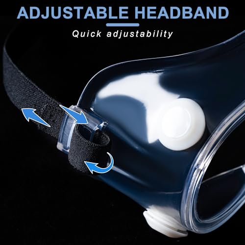 2-Pack Anti-Fog Safety Goggles for Multiple Uses