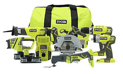 RYOBI 18-Volt ONE+ Lithium-Ion Tool Combo Kit