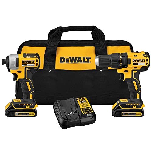 DEWALT 20V MAX Cordless Drill and Impact Driver Set