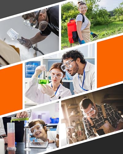 Adjustable Lab Safety Goggles for Chemistry Splash Protection