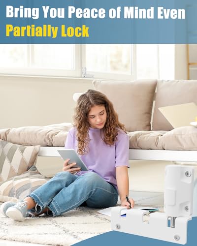 Horizontal Sliding Window Locks & Door Security Set