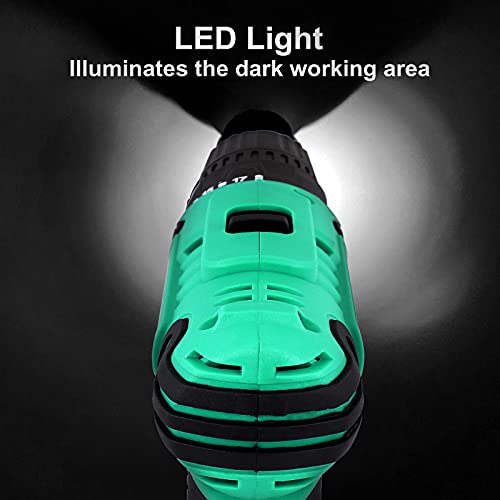 COMOWARE 20V Cordless Electric Drill Set with Bits