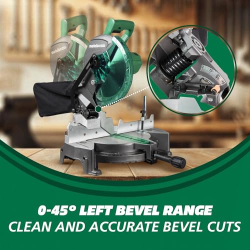 Metabo HPT 10" Compound Miter Saw with 15-Amp Motor