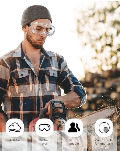 Adjustable Lab Safety Goggles for Chemistry Splash Protection