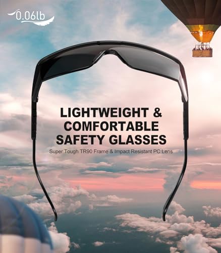 xaegistac Anti-Fog Safety Goggles with UV400 Protection