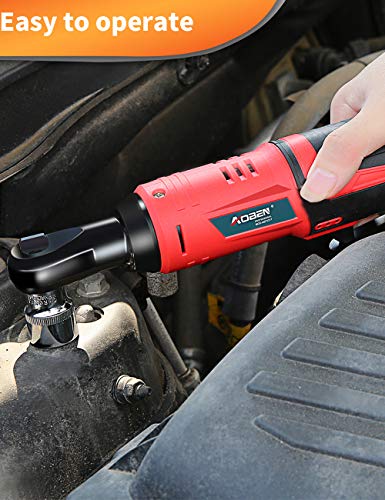AOBEN 12V Cordless Electric Ratchet Wrench Kit