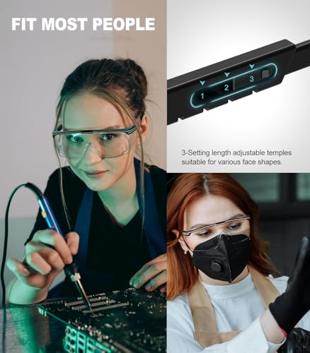 xaegistac Anti-Fog Safety Goggles with UV400 Protection