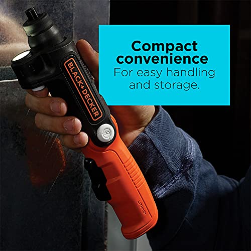 BLACK+DECKER 4V MAX Cordless Screwdriver with Light