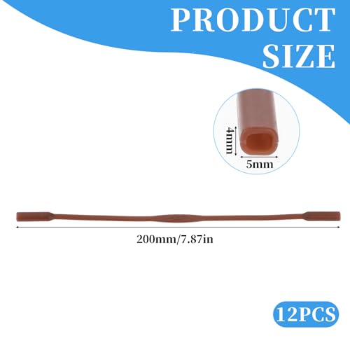 Qianyu 12 Pcs Silicone Eyeglass Straps for Sports