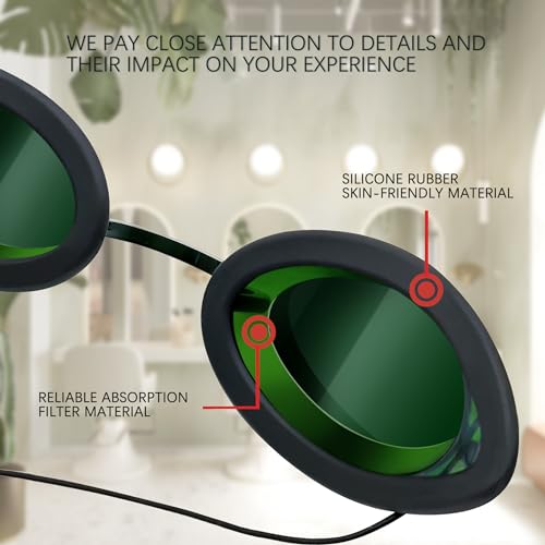 200nm-2000nm Laser Safety Glasses for Tanning and Hair Removal