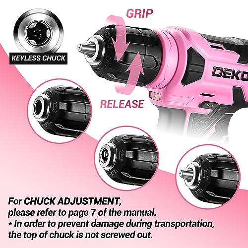 DEKOPRO 8V Cordless Drill with 42 Accessories