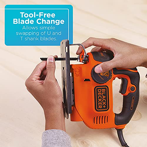 BLACK+DECKER 5-Amp Corded Jig Saw with Orbital Blade