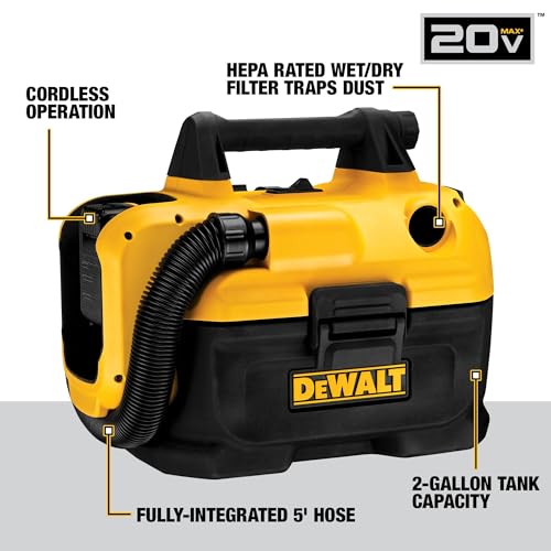 DEWALT 20V MAX Cordless Wet-Dry Vacuum Tool