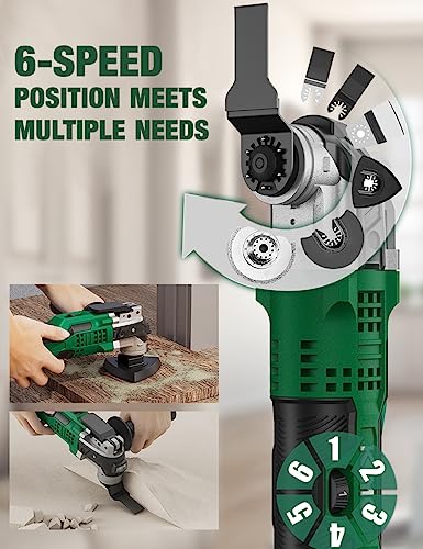 KIMO 20V Cordless Oscillating Tool Kit with Accessories