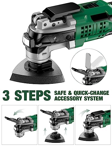 KIMO 20V Cordless Oscillating Tool Kit with Accessories