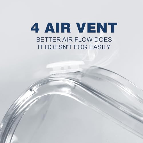 KWHZXGYY 2-Pack Lightweight Anti-Fog Safety Goggles