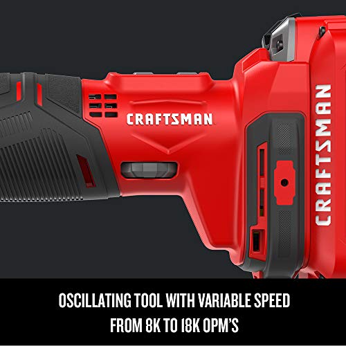 CRAFTSMAN V20 Cordless Oscillating Tool (CMCE500B)