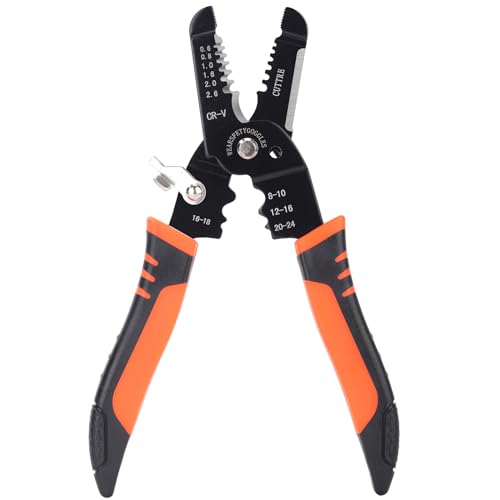 VANJOIN Professional Wire Stripper, Cutter, and Crimper