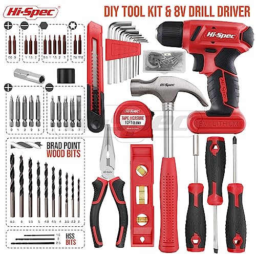 Hi-Spec 58pc Electric Drill & Tool Kit Set