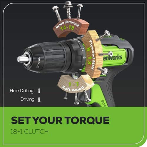 Greenworks 24V Cordless Drill and Impact Driver Kit
