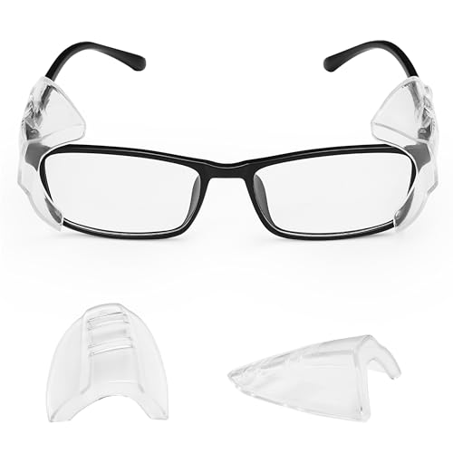 Protective Side Shields for Glasses - 2 Pack