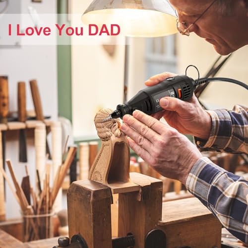 GOXAWEE Rotary Tool Kit with 140 Accessories