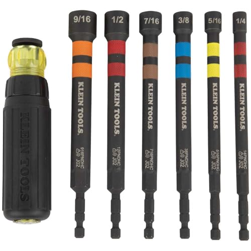 Klein Tools Ratcheting Hollow Nut Driver Set
