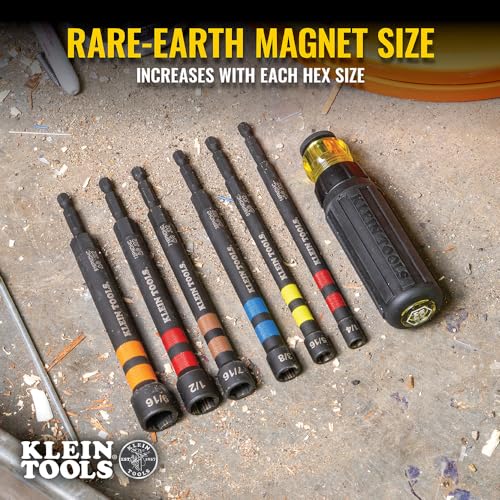 Klein Tools Ratcheting Hollow Nut Driver Set