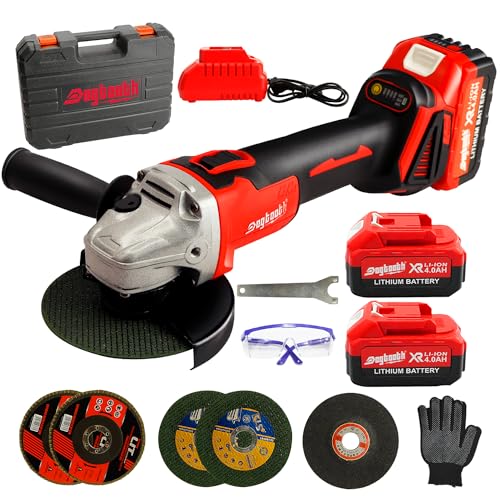DOGTOOTH 21V Cordless Angle Grinder Kit 4-1/2