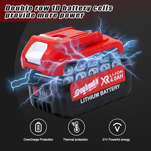 DOGTOOTH 21V Cordless Angle Grinder Kit