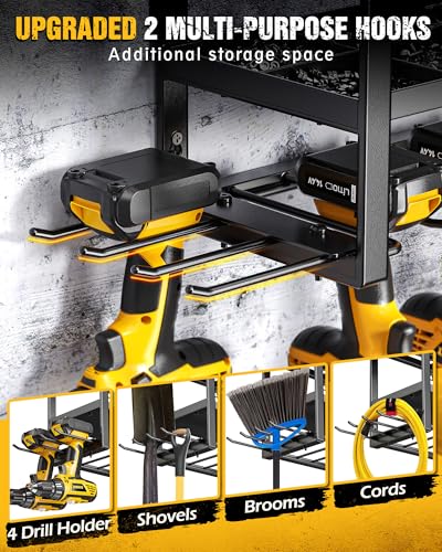 Heavy Duty 4-Layer Power Tool Organizer