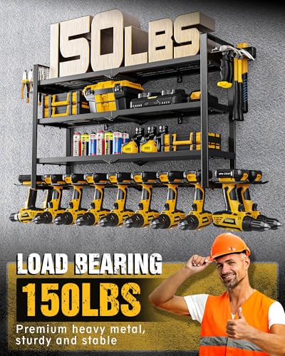 Heavy Duty 4-Layer Power Tool Organizer