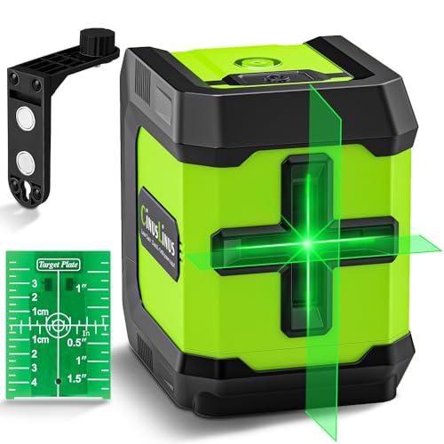 CinusLinus 100Ft Self-Leveling Cross Line Laser Tool