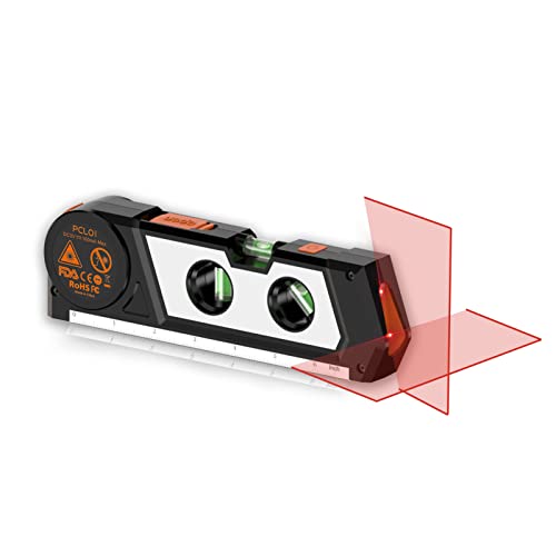 4-in-1 Laser Level Tool with Measure Tape Ruler