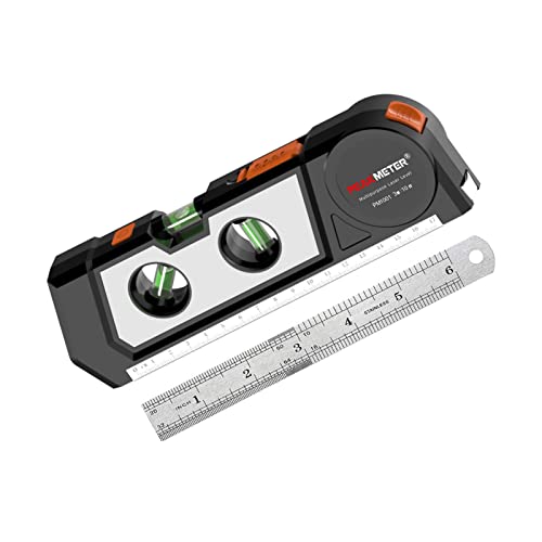 4-in-1 Laser Level Tool with Measure Tape Ruler