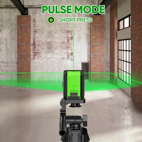 CinusLinus 100Ft Self-Leveling Cross Line Laser Tool