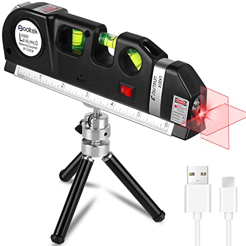 Qooltek Laser Level Tool with Tripod and Battery