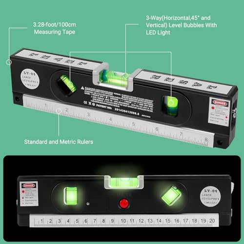 2-in-1 Laser Level for Home Renovation and Hanging