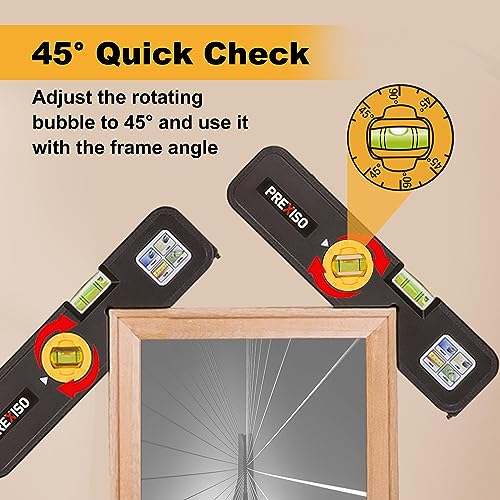 PREXISO 4-in-1 Laser Level and Measure Tool