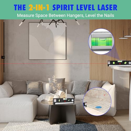 2-in-1 Laser Level for Home Renovation and Hanging