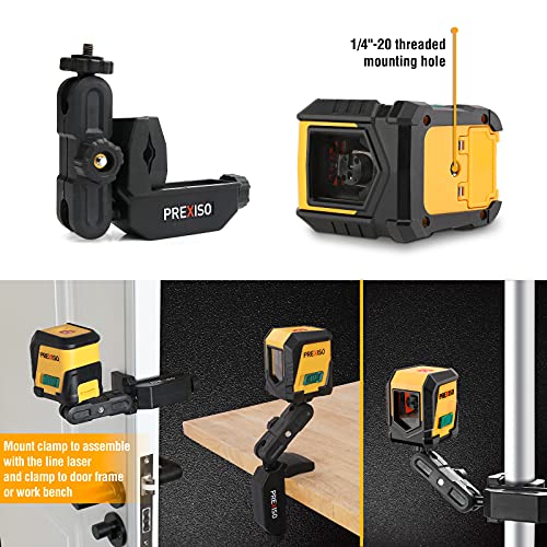 PREXISO 65Ft Self-Leveling Green Cross Line Laser