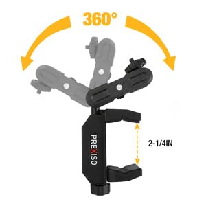 PREXISO 65Ft Self-Leveling Green Cross Line Laser